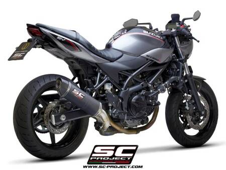 SC-Project tłumik końcowy Oval carbon Suzuki SV650 (2016 – 2020)