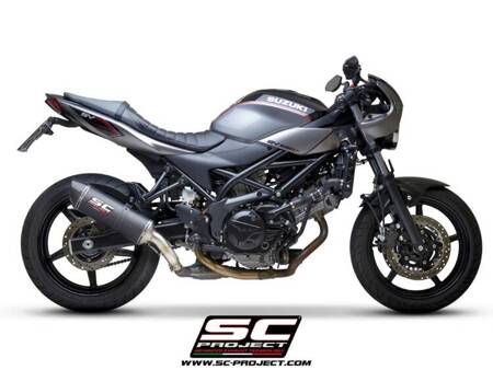 SC-Project tłumik końcowy Oval carbon Suzuki SV650 (2016 – 2020)