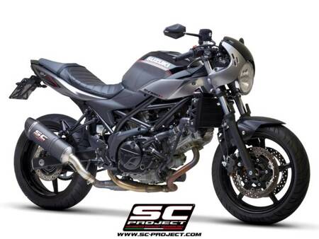 SC-Project tłumik końcowy Oval carbon Suzuki SV650 (2016 – 2020)