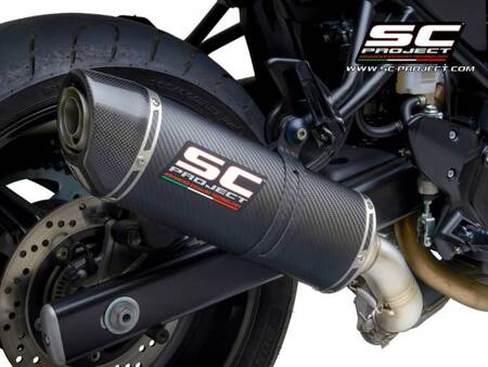 SC-Project tłumik końcowy Oval carbon Suzuki SV650 (2021 – 2024)