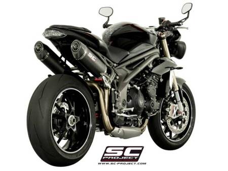 SC-Project tłumik końcowy Oval carbon Triumph SPEED TRIPLE 1050 (2016 - 2017) - S – R