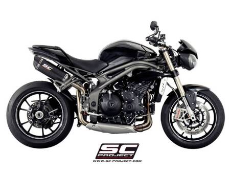 SC-Project tłumik końcowy Oval carbon Triumph SPEED TRIPLE 1050 (2016 - 2017) - S – R