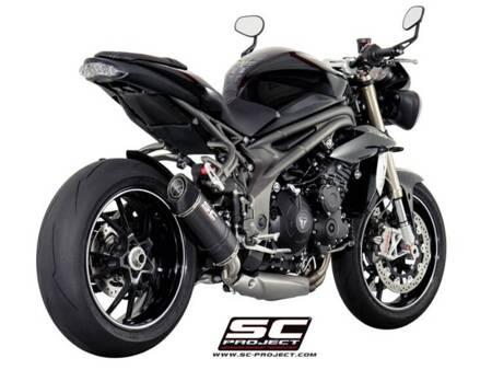 SC-Project tłumik końcowy Oval carbon Triumph SPEED TRIPLE 1050 (2016 - 2017) - S – R