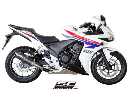 SC-Project tłumik końcowy Oval tytan Honda CBR500R (2012 – 2016)