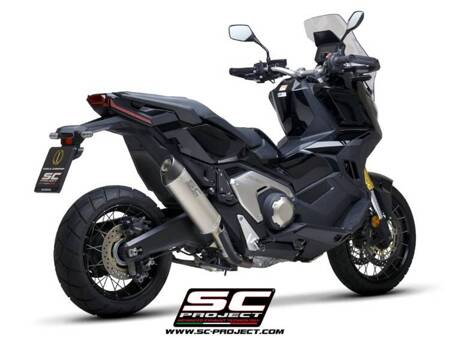 SC-Project tłumik końcowy Oval tytan Honda X-ADV 750 (2021 – 2024)