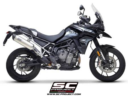 SC-Project tłumik końcowy Oval tytan Triumph TIGER 850 (2021 – 2024)