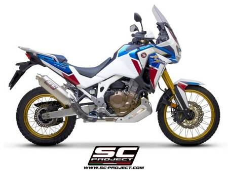 SC-Project tłumik końcowy Rally Raid tytan Honda CRF1100L AFRICA TWIN (2020 - 2023) – ADVENTURE