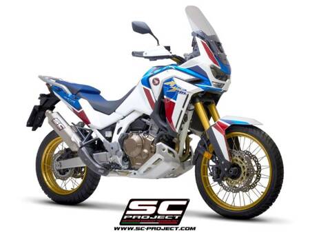 SC-Project tłumik końcowy Rally Raid tytan Honda CRF1100L AFRICA TWIN (2020 - 2023) – ADVENTURE