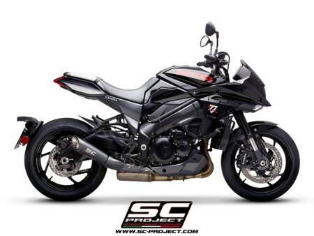 SC-Project tłumik końcowy S1 Matt Black stalowy Suzuki KATANA (2019 – 2020)