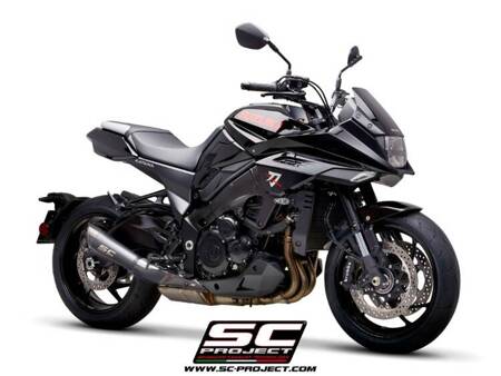 SC-Project tłumik końcowy S1 Matt Black stalowy Suzuki KATANA (2019 – 2020)