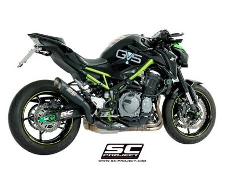 SC-Project tłumik końcowy S1 Matt Black tytan Kawasaki Z900 (2017-2019)