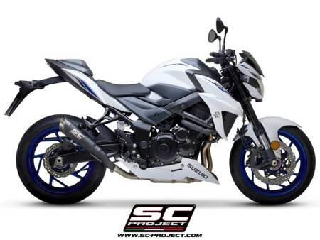 SC-Project tłumik końcowy S1 Matt Black tytan Suzuki GSX-S750 (2017 – 2020)