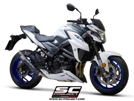 SC-Project tłumik końcowy S1 Matt Black tytan Suzuki GSX-S750 (2017 – 2020)