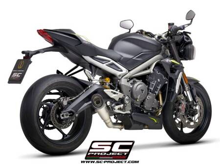 SC-Project tłumik końcowy S1 tytan Triumph STREET TRIPLE 765 S - R - RS (2020 – 2022)