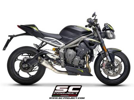 SC-Project tłumik końcowy S1 tytan Triumph STREET TRIPLE 765 S - R - RS (2020 – 2022)