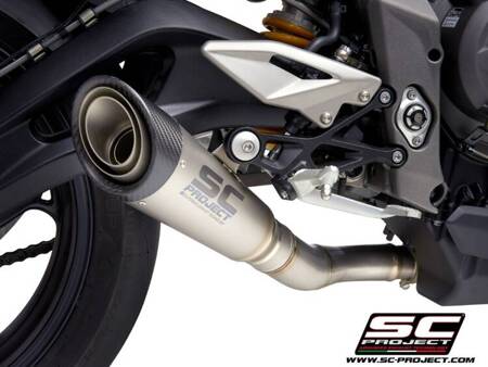 SC-Project tłumik końcowy S1 tytan Triumph STREET TRIPLE 765 S - R - RS (2020 – 2022)