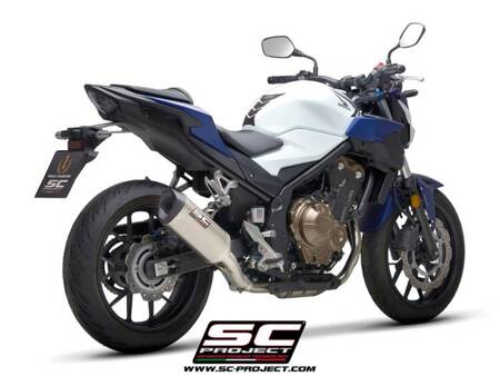 SC-Project tłumik końcowy SC1-M tytan Honda CB500 (2021-2024)