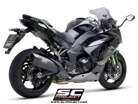 SC-Project tłumik końcowy SC1-R Matt Black tytan Kawasaki Ninja 1000SX (2020)