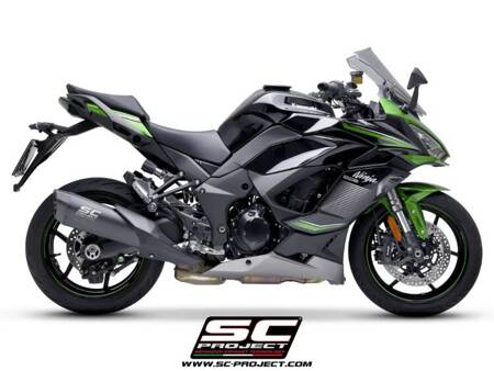 SC-Project tłumik końcowy SC1-R Matt Black tytan Kawasaki Ninja 1000SX (2020)