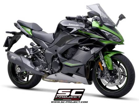 SC-Project tłumik końcowy SC1-R Matt Black tytan Kawasaki Ninja 1000SX (2020)