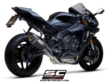 SC-Project tłumik końcowy SC1-R carbon (250mm) + decat Yamaha R1 (2015 - 2016) – R1M