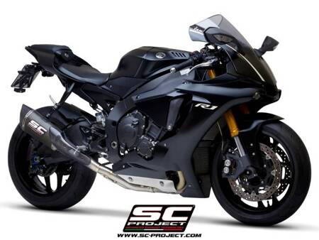 SC-Project tłumik końcowy SC1-R carbon (250mm) + decat Yamaha R1 (2015 - 2016) – R1M