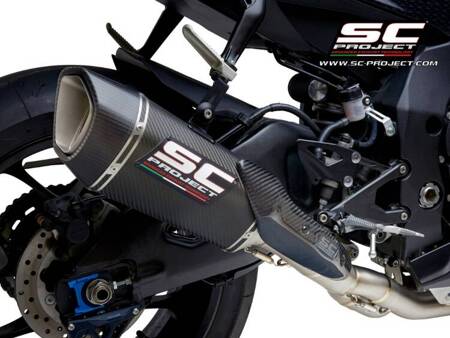 SC-Project tłumik końcowy SC1-R carbon (250mm) + decat Yamaha R1 (2015 - 2016) – R1M