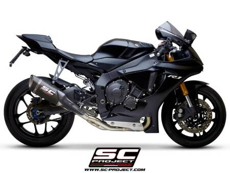 SC-Project tłumik końcowy SC1-R carbon (250mm) + decat Yamaha R1 (2017 – 2019) – R1M