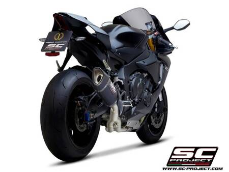 SC-Project tłumik końcowy SC1-R carbon (250mm) + decat Yamaha R1 (2020 – 2024) – R1M