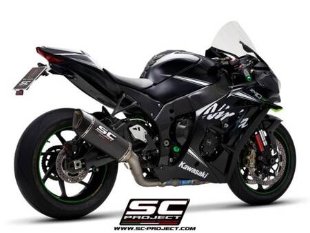 SC-Project tłumik końcowy SC1-R carbon + decat Kawasaki NINJA ZX-10R - RR (2016 – 2020)