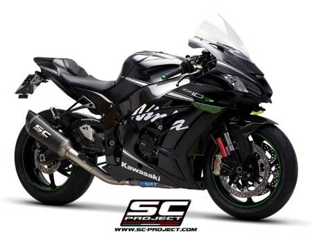 SC-Project tłumik końcowy SC1-R carbon + decat Kawasaki NINJA ZX-10R - RR (2016 – 2020)