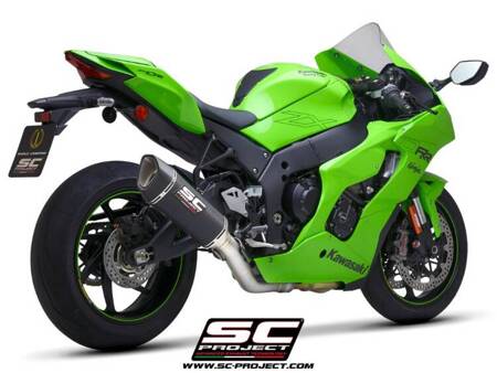 SC-Project tłumik końcowy SC1-R carbon + decat Kawasaki NINJA ZX-10R - RR (2021 – 2024)