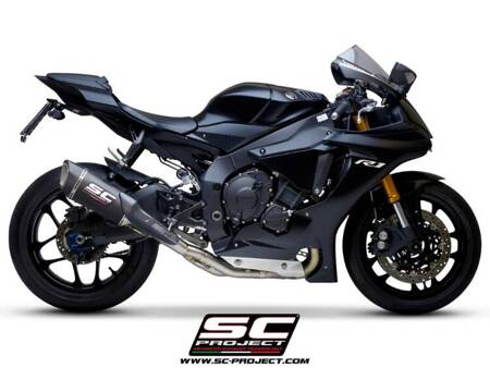 SC-Project tłumik końcowy SC1-R tytan (250mm) + decat Yamaha R1 (2015 - 2016) – R1M