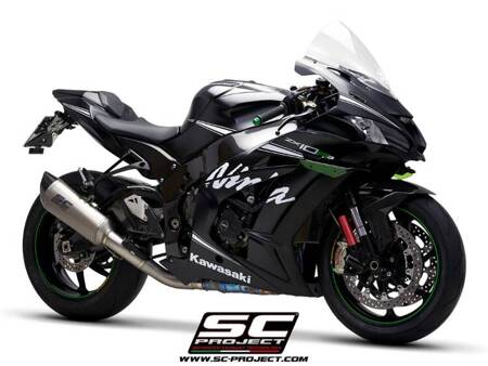 SC-Project tłumik końcowy SC1-R tytan + decat Kawasaki NINJA ZX-10R - RR (2016 – 2020)