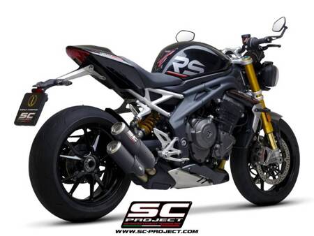 SC-Project tłumik końcowy Twin CR-T carbon Triumph SPEED TRIPLE 1200 RS (2021 - 2024) – RR