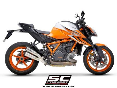 SC-Project tłumik końcowy Twin S1-CNC tytan KTM 1290 SUPER DUKE R (2020)