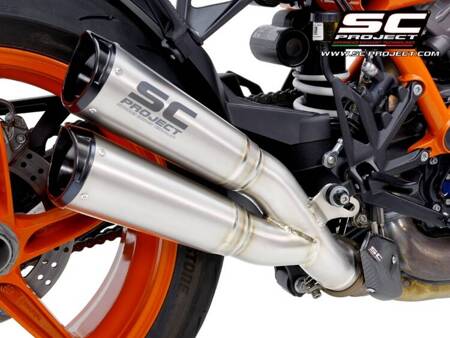 SC-Project tłumik końcowy Twin S1-CNC tytan KTM 1290 SUPER DUKE R (2020)