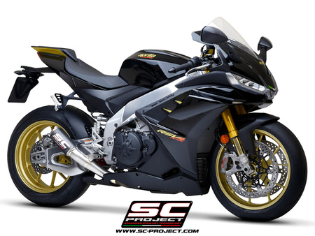 SC-Project tłumik końcowy  końcowy  CR-T Titanium Aprilia Tuono V4 2021-2024