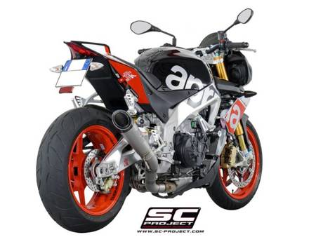 SC-Project tłumik końcowy  końcowy  S1 Titanium Aprilia Tuono V4 2015-2016