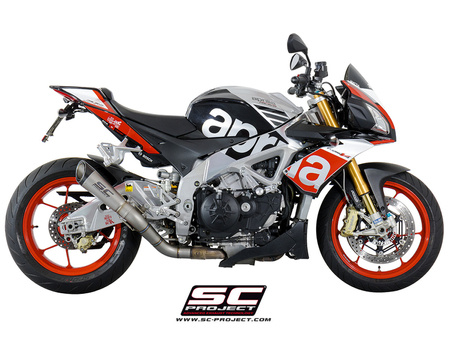 SC-Project tłumik końcowy  końcowy  S1 Titanium Aprilia Tuono V4 2015-2016