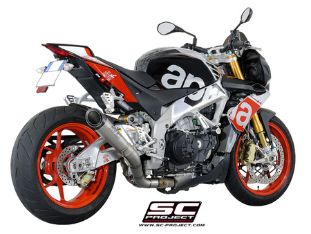 SC-Project tłumik końcowy  końcowy  S1 Titanium Aprilia Tuono V4 2015-2016