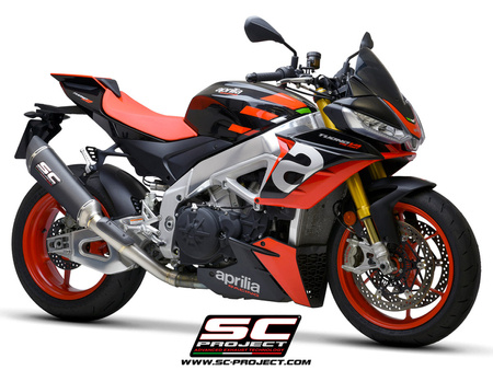 SC-Project tłumik końcowy  końcowy  SC1-R (350mm)Carbon Aprilia Tuono V4 2021-2024