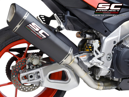 SC-Project tłumik końcowy  końcowy  SC1-R (350mm)Carbon Aprilia Tuono V4 2021-2024