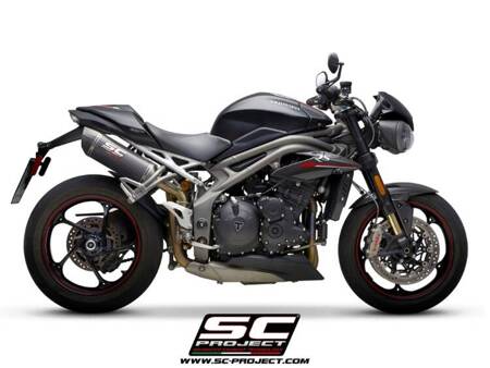 SC-Project tłumiki końcowe Oval carbon Triumph SPEED TRIPLE 1050 (2018 - 2020) - S – RS