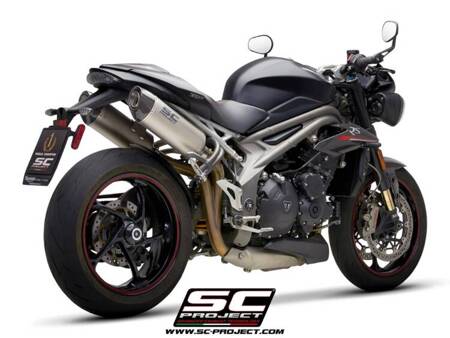 SC-Project tłumiki końcowe Oval tytan Triumph SPEED TRIPLE 1050 (2018 - 2020) - S – RS