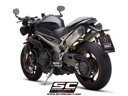 SC-Project tłumiki końcowe Oval tytan Triumph SPEED TRIPLE 1050 (2018 - 2020) - S – RS