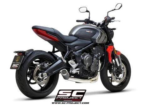 SC-Project układ wydechowy CR-T carbon Triumph TRIDENT 660 (2021 – 2024)