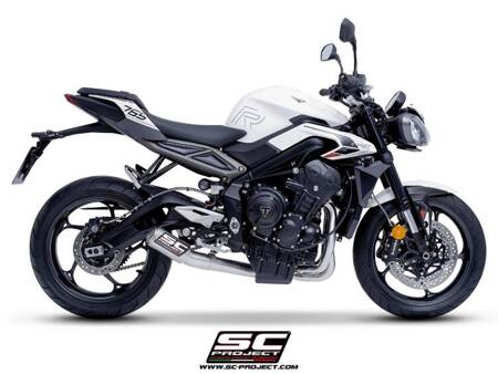 SC-Project układ wydechowy CR-T tytan Triumph STREET TRIPLE 765 R - RS (2023 – 2024)