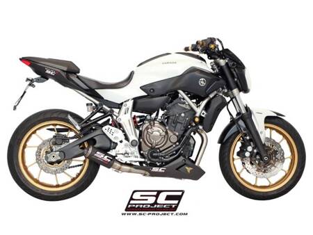 SC-Project układ wydechowy CR-T tytan Yamaha MT-07 (2013 – 2016)