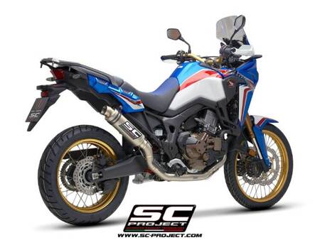 SC-Project układ wydechowy GP65 tytan Honda CRF1000L AFRICA TWIN (2016 - 2019) – ADVENTURE